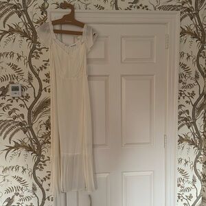 Reformation White Maxi Dress